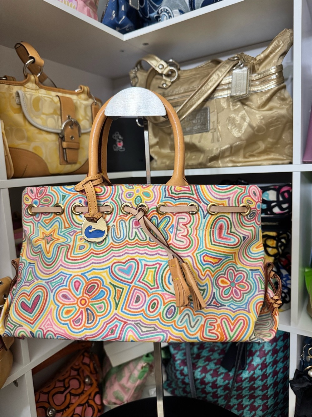 Dooney & Bourke Rainboe Doodle Satchel